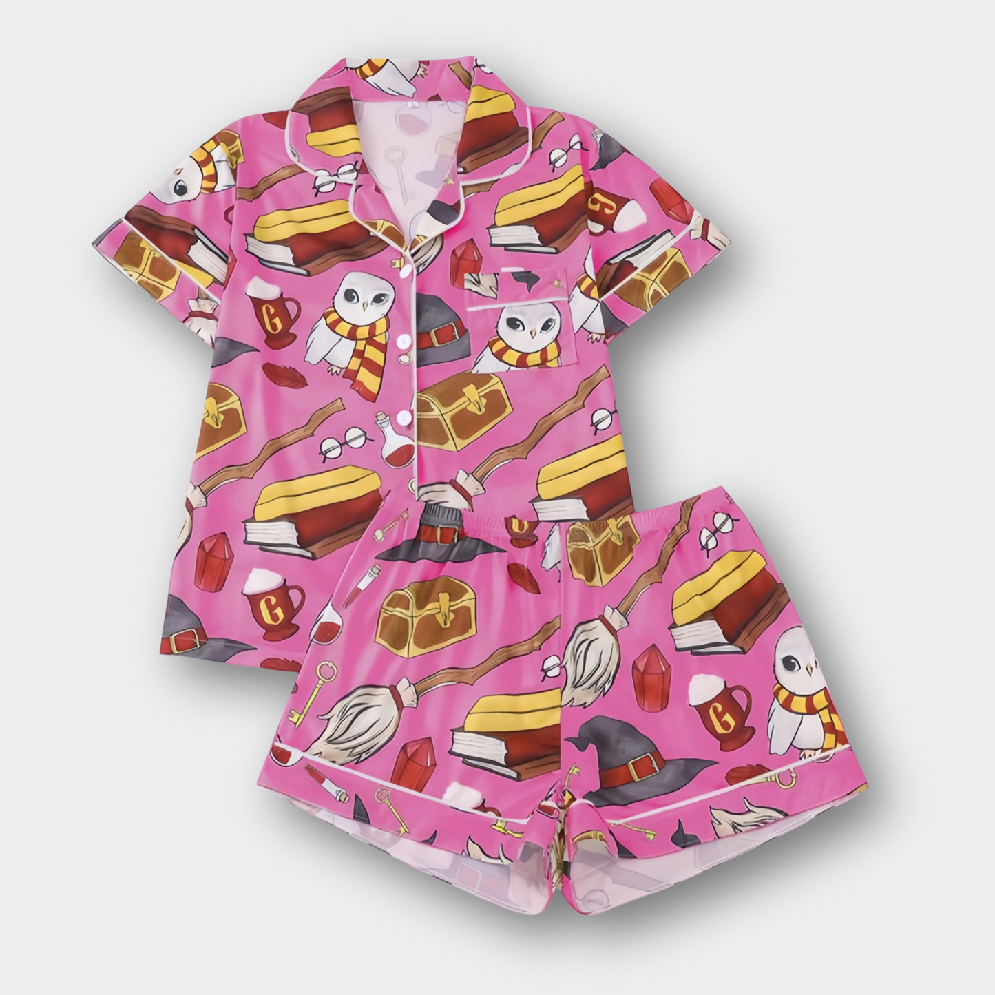 Ceylan Women’s Pajama Set Wizarding World Print Short