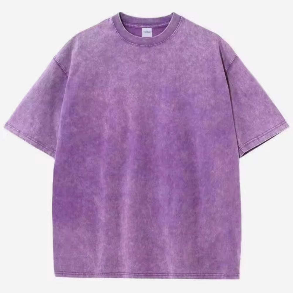 Unisex Boxy Acid Wash Tee 3-Pack Premium Heavyweight Oversized Essential