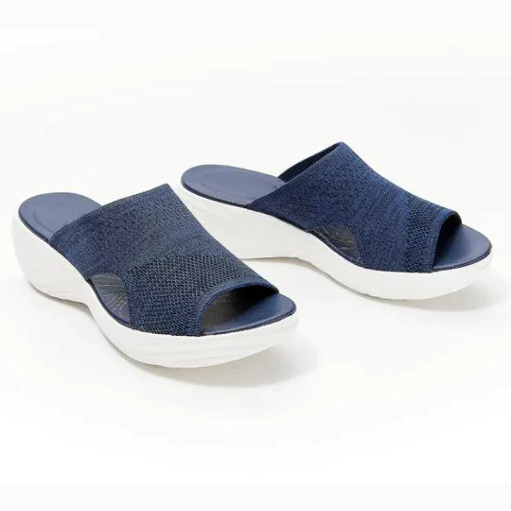 Women's Orthopedic Walking Sandals with Stretch Knit Arch Support