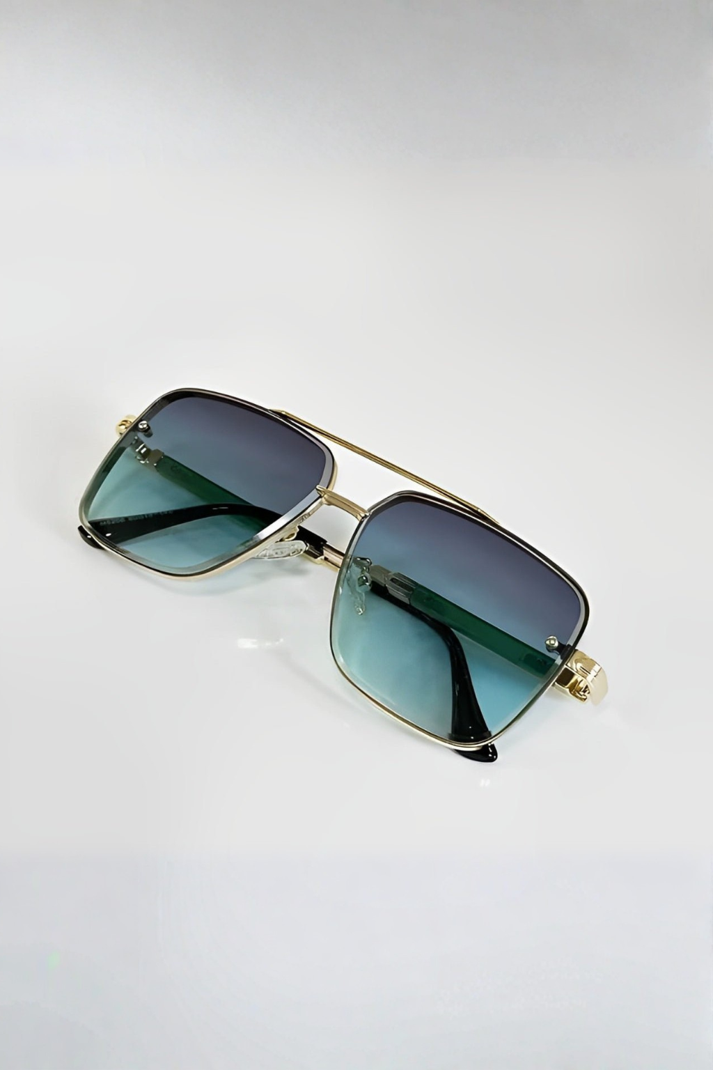 Women’s Sunglasses Square Aviator Gold Wire Frame Eyewear