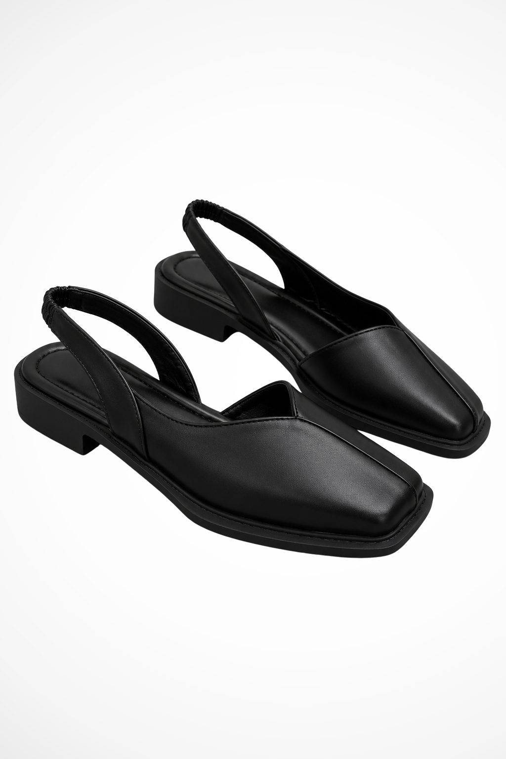 Women's Orthopedic Square Toe Slingback Flats