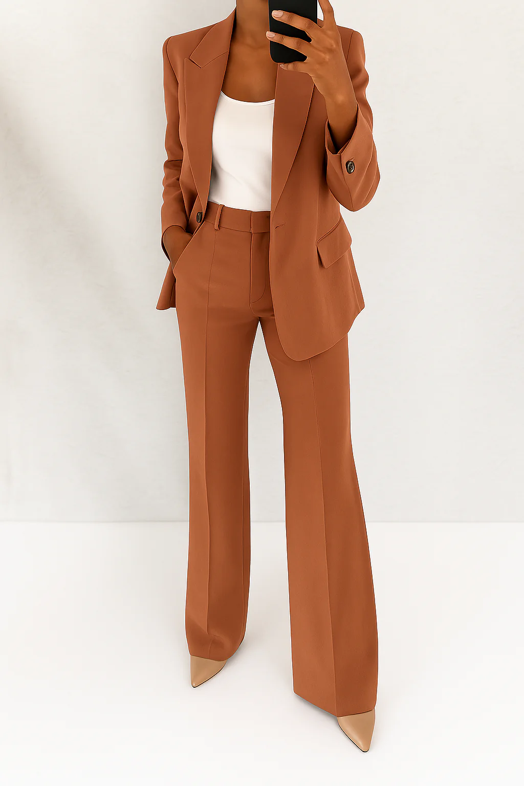 Ceylan Women's Structured Two Piece Blazer & Trouser Set