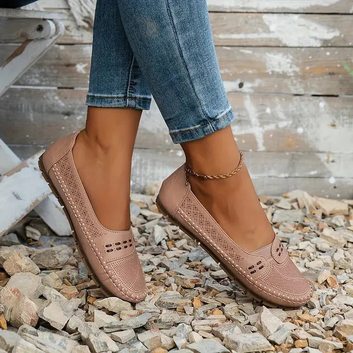 Loafers For Women | Slip-On Perforated