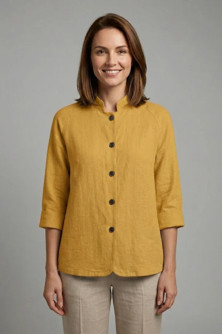 Women's Collar Shirt | Button Front Long Sleeve
