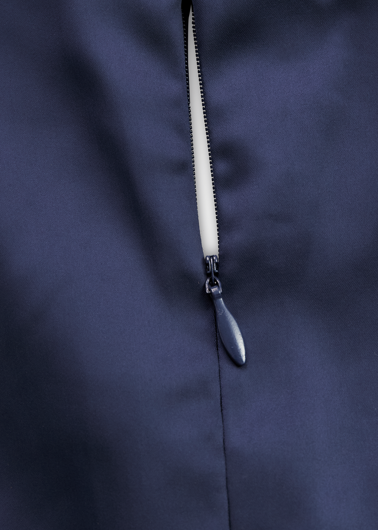 Ceylan Women’s Satin Midi Dress with Draped Collar and Pockets