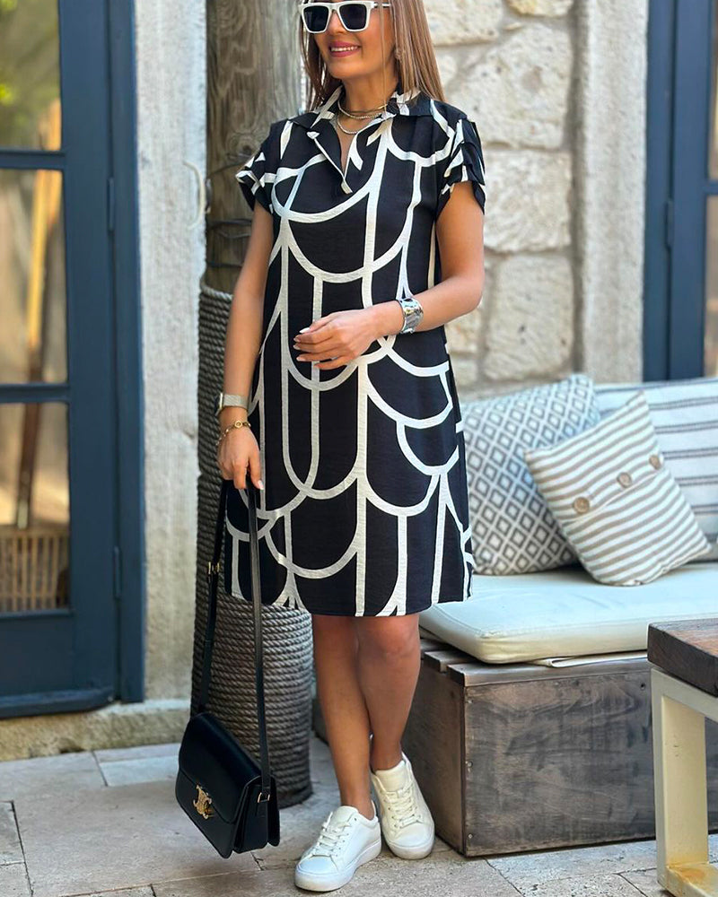 Women's Linen Shirt Maxi Dresses with Short Sleeves and Pockets