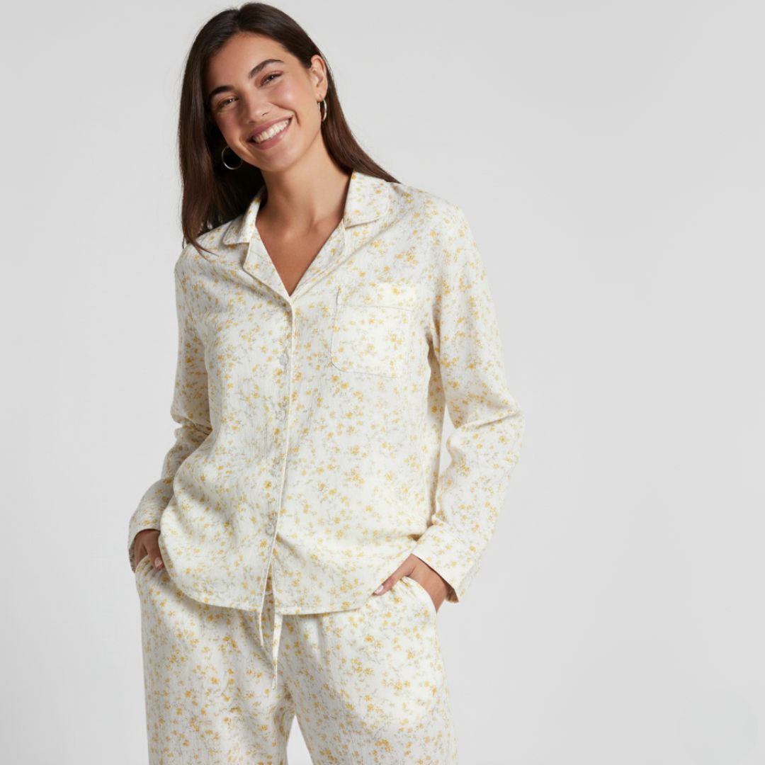 Ceylan Women’s Muslin Pajama Set Soft Cotton Gauze Lounge