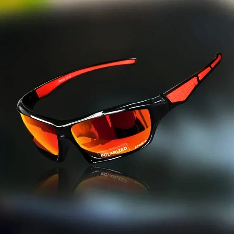 Polarized Sport Sunglasses Wraparound Mirrored UV400