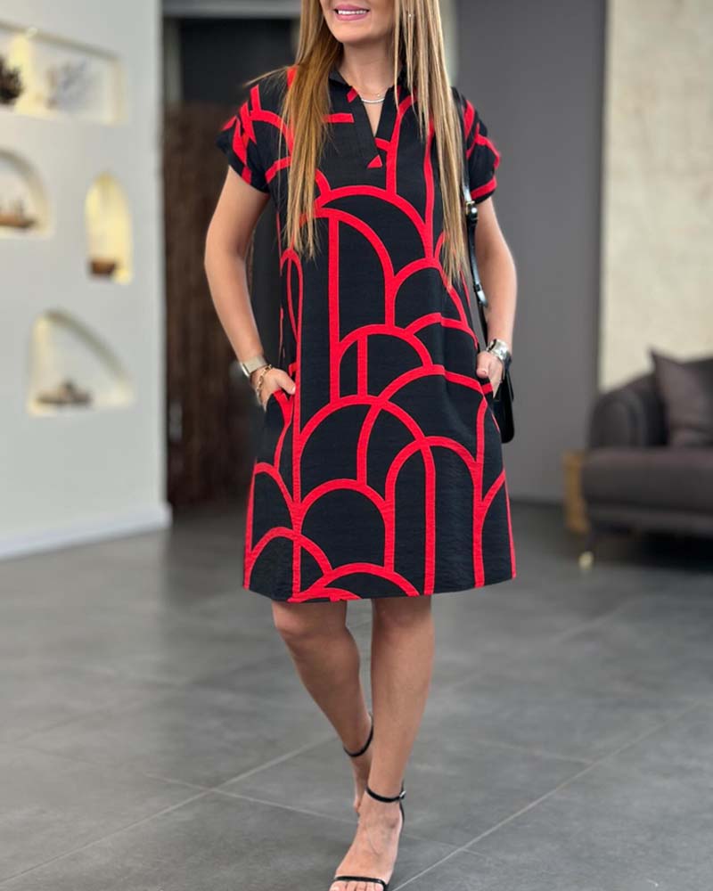 Women's Linen Shirt Maxi Dresses with Short Sleeves and Pockets