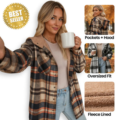 Ceylan® Teddy Bear Cozy Flannel Jacket