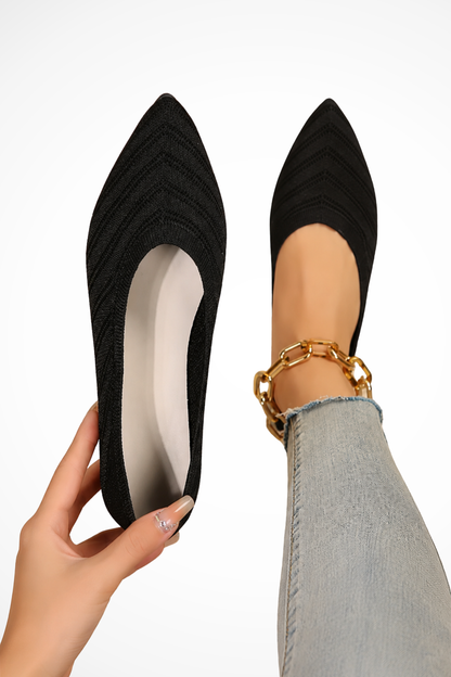 Women's Pointed Toe Knit Orthopedic Loafers