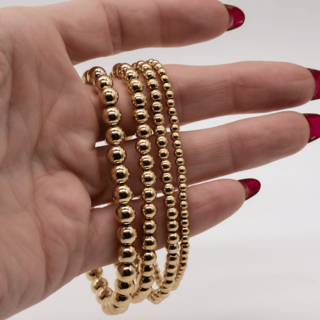 Women's Stretch Ball Chain Bracelet