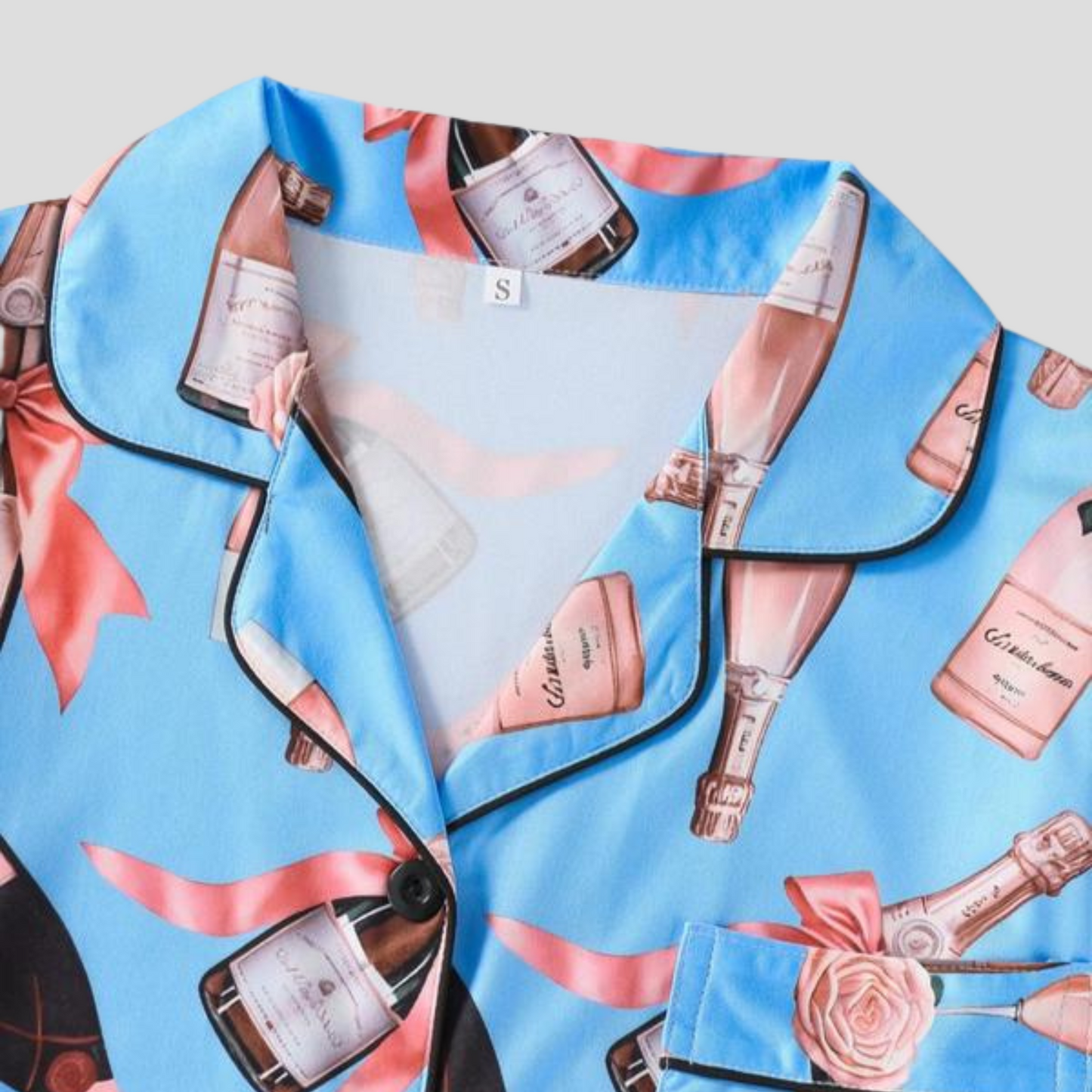 Ceylan Women’s Pajama Set Silky Short Loungewear