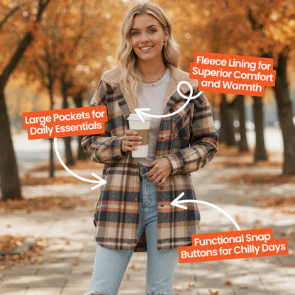 Ceylan® Teddy Bear Cozy Flannel Jacket