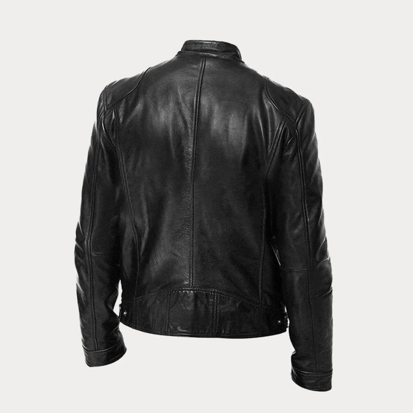 Men¡¯s Heritage Cafe Racer Slim Fit Real Leather Biker Jacket