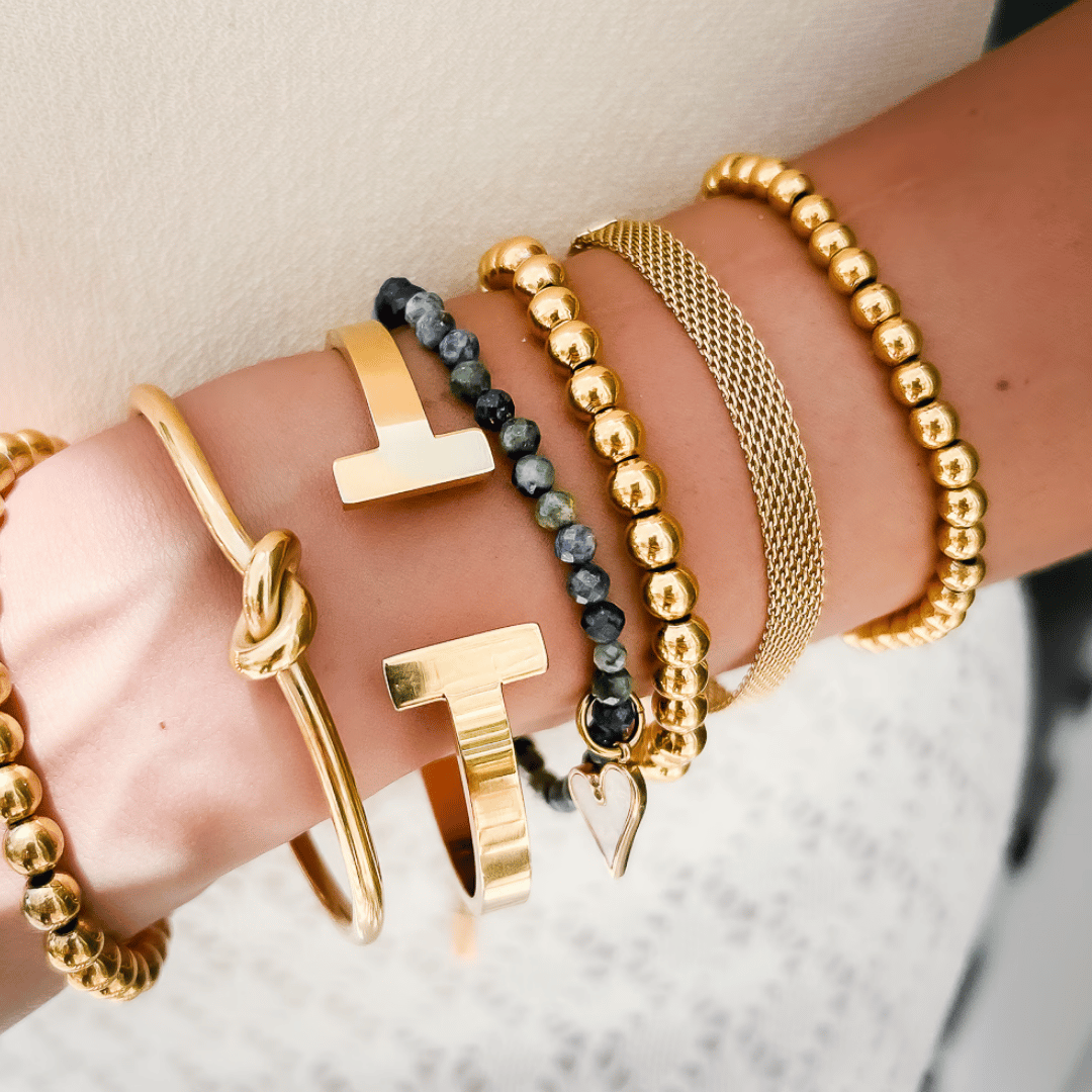 Women's Stretch Ball Chain Bracelet