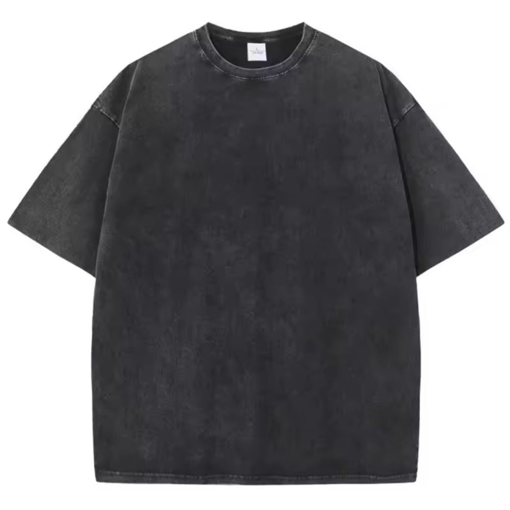 Unisex Boxy Acid Wash Tee 3-Pack Premium Heavyweight Oversized Essential