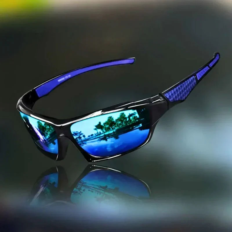 Polarized Sport Sunglasses Wraparound Mirrored UV400