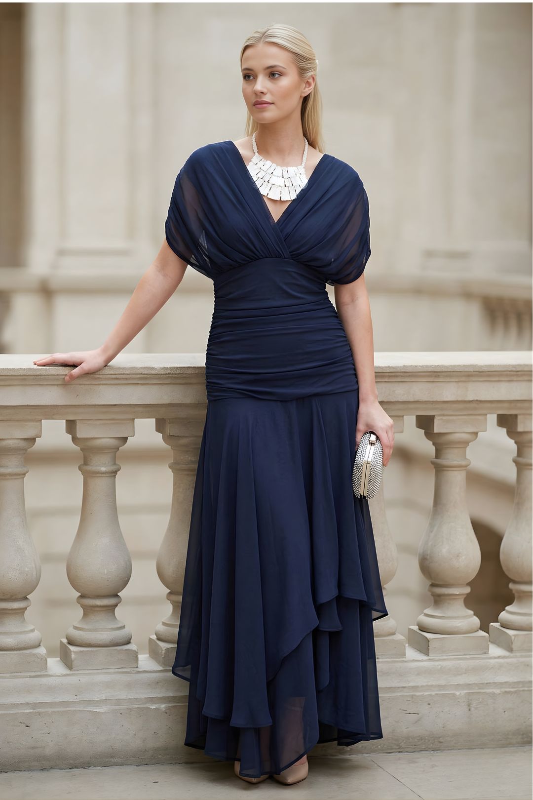 Women's Off-The-Shoulder Ruched Floral Maxi Dress with Sweetheart Neckline