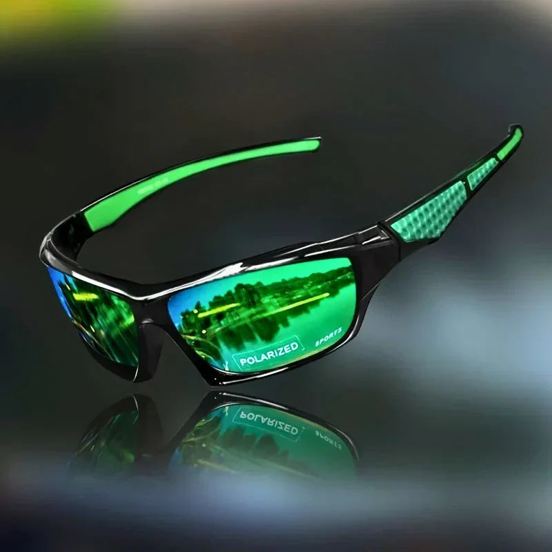 Polarized Sport Sunglasses Wraparound Mirrored UV400