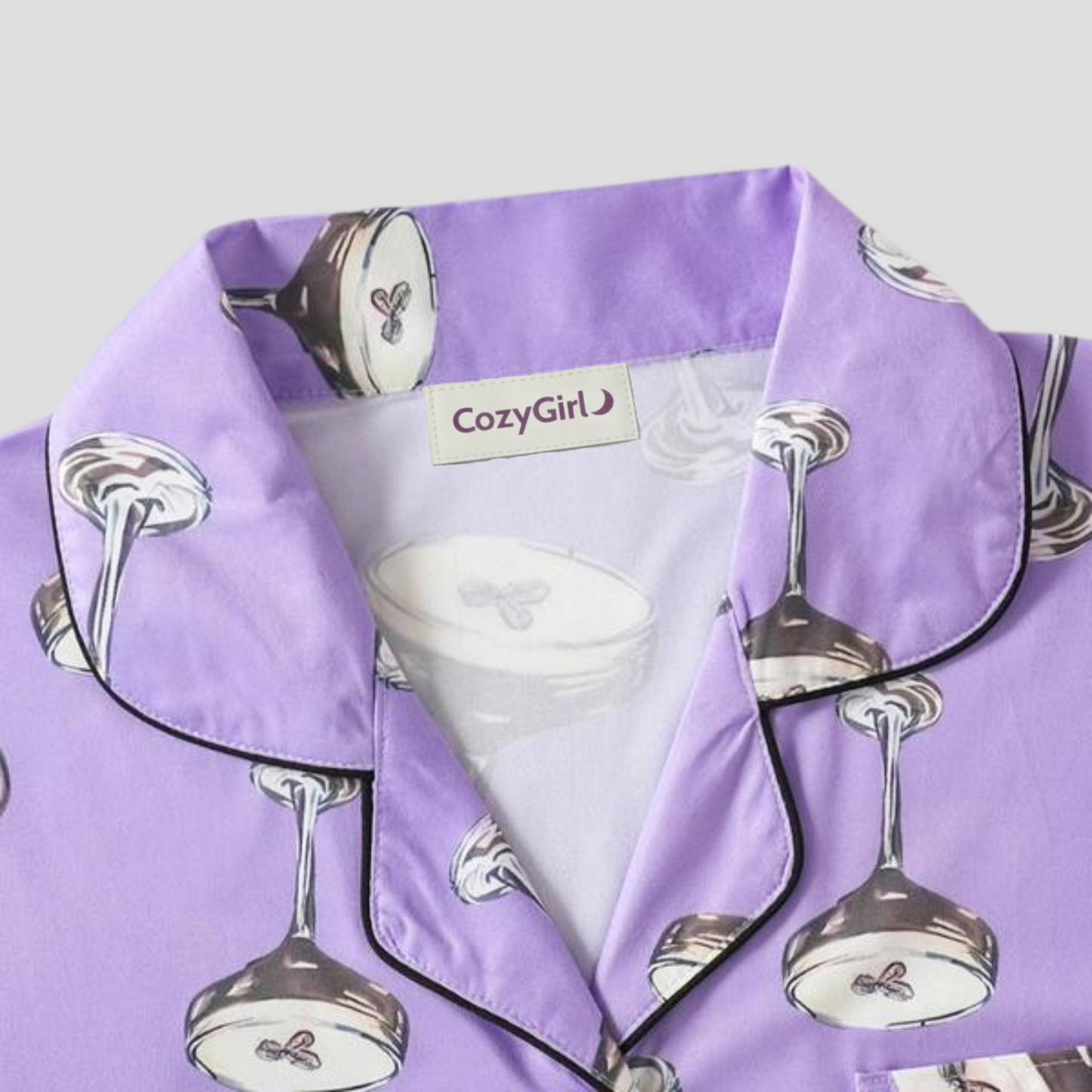 Ceylan Women’s Pajama Set Short Sleeve Button-Up