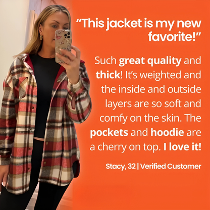 Ceylan® Teddy Bear Cozy Flannel Jacket