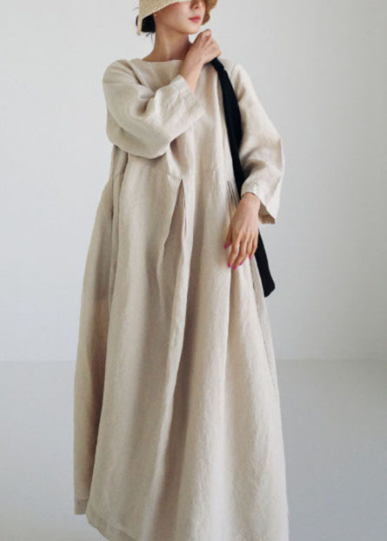 Women¡¯s Midi Dress with Functional Side Pockets and Patchwork Cotton Panels