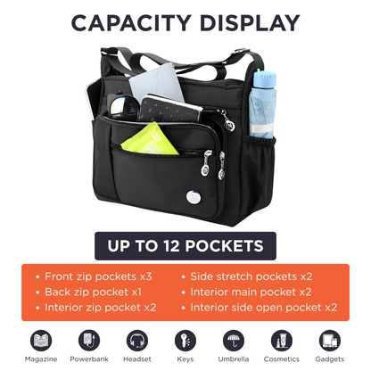 Ceylan® Roomy Crossbody Bag