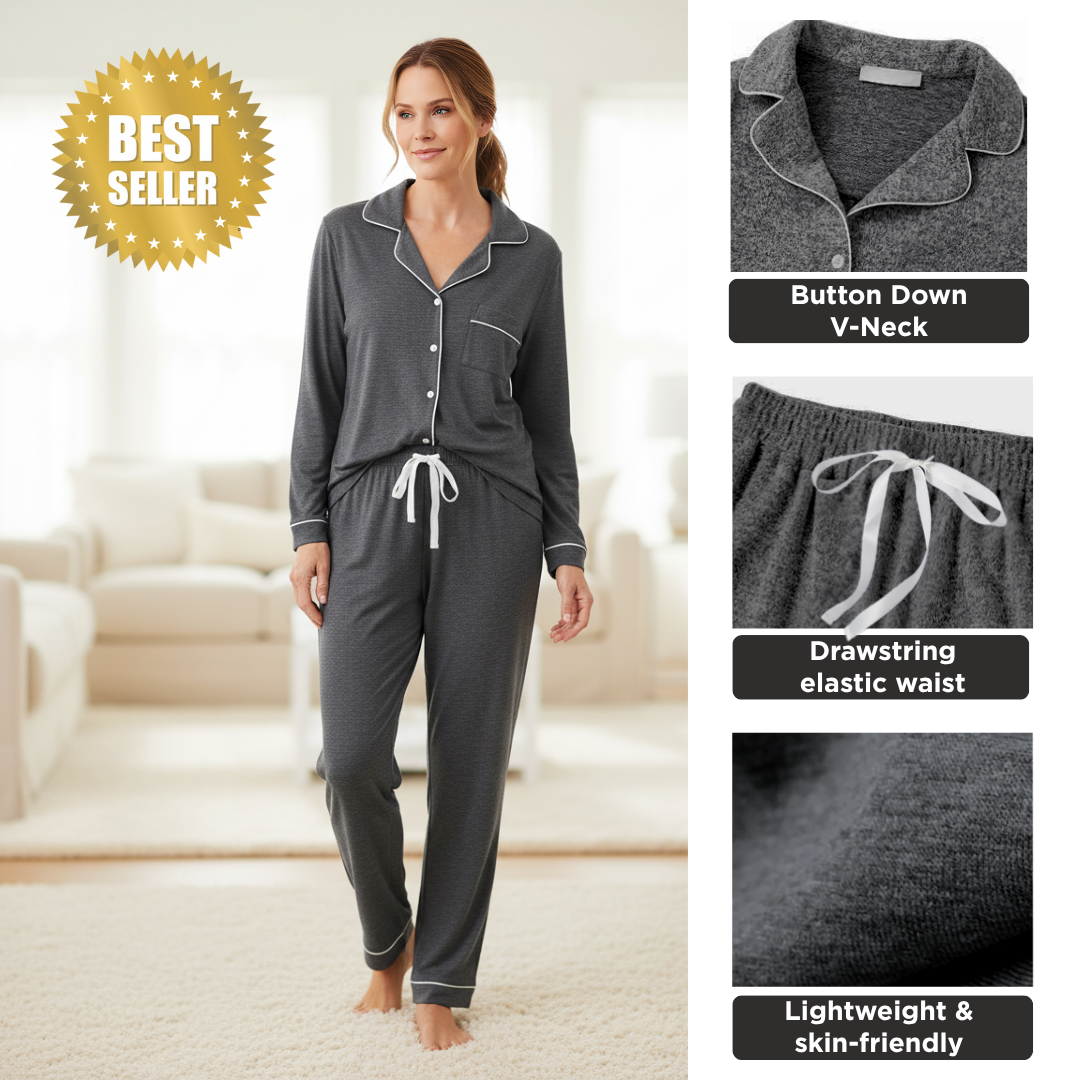Ceylan® Women’s Long Sleeve Pajama Set