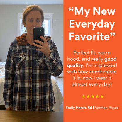 Ceylan® Plaid Fleece Lined Jacket