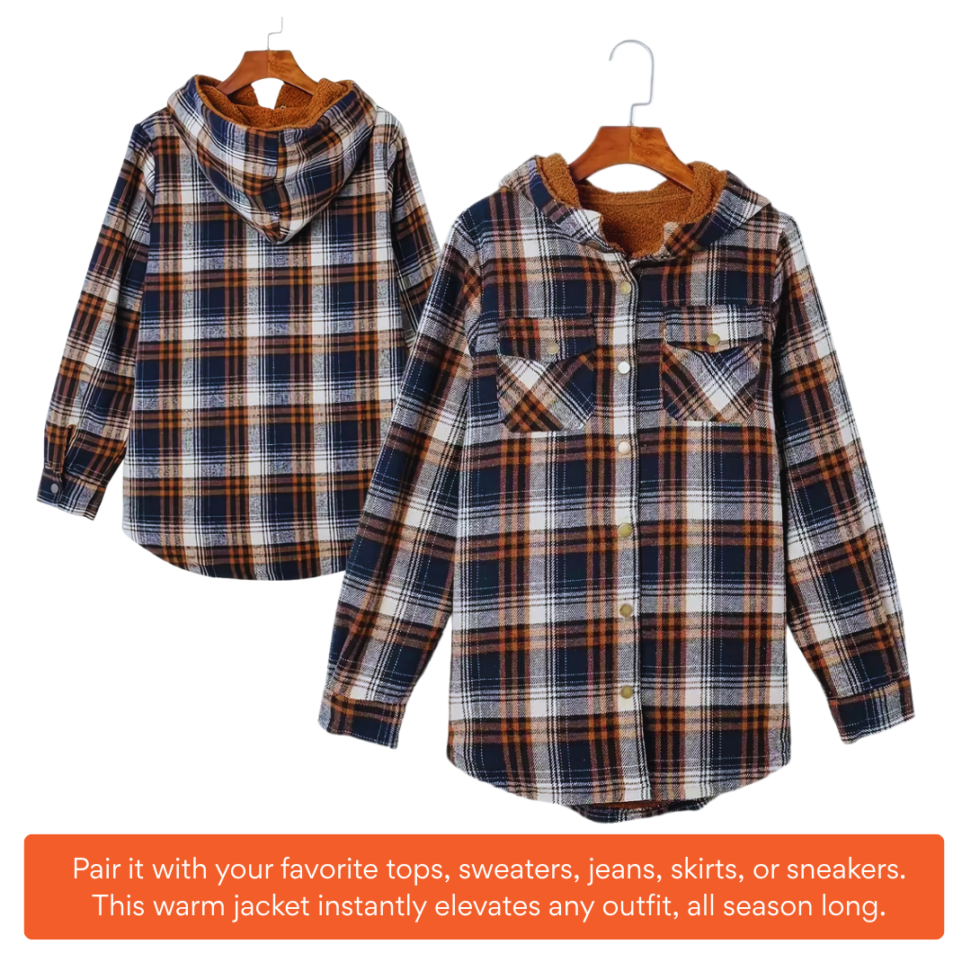 Ceylan® Plaid Fleece Lined Jacket