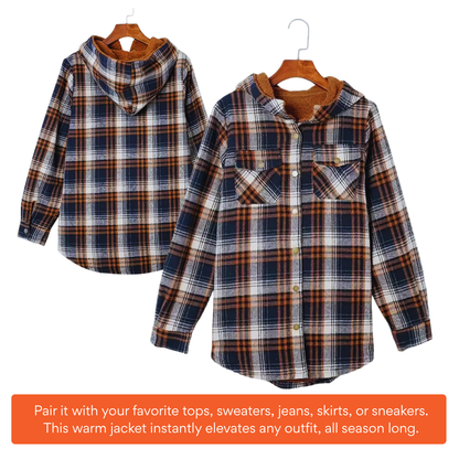 Ceylan® Plaid Fleece Lined Jacket