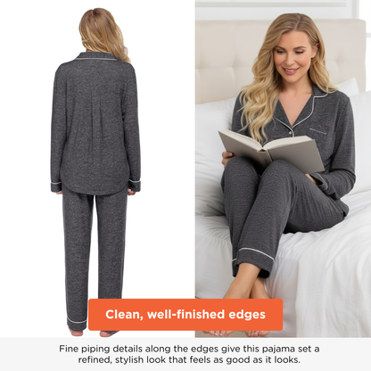 Ceylan® Women’s Long Sleeve Pajama Set