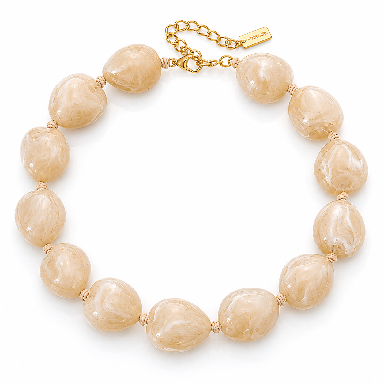 Women's Chunky Bead Chain Necklace