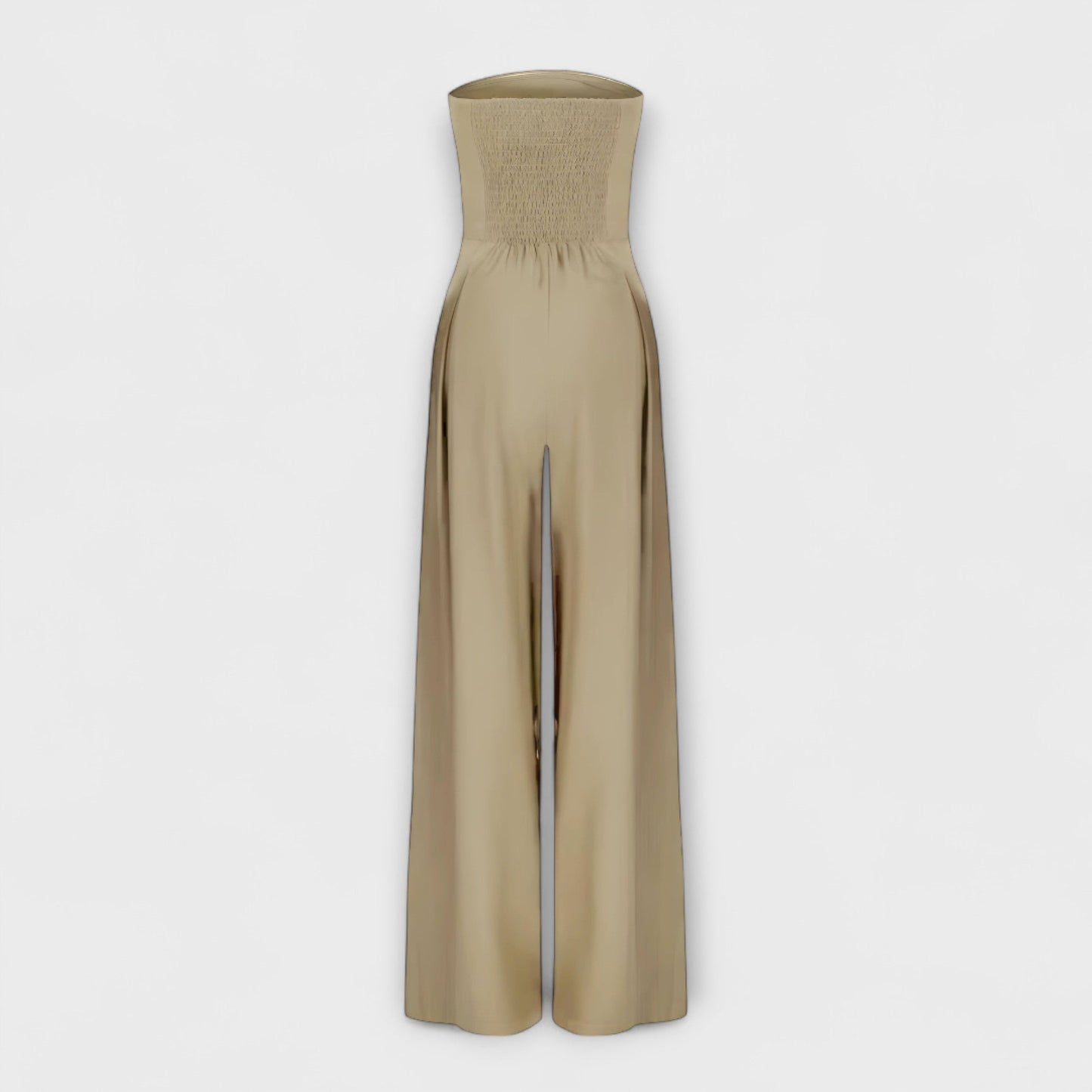 Women's Strapless Wide-Leg Jumpsuit for Elevated Evening Style