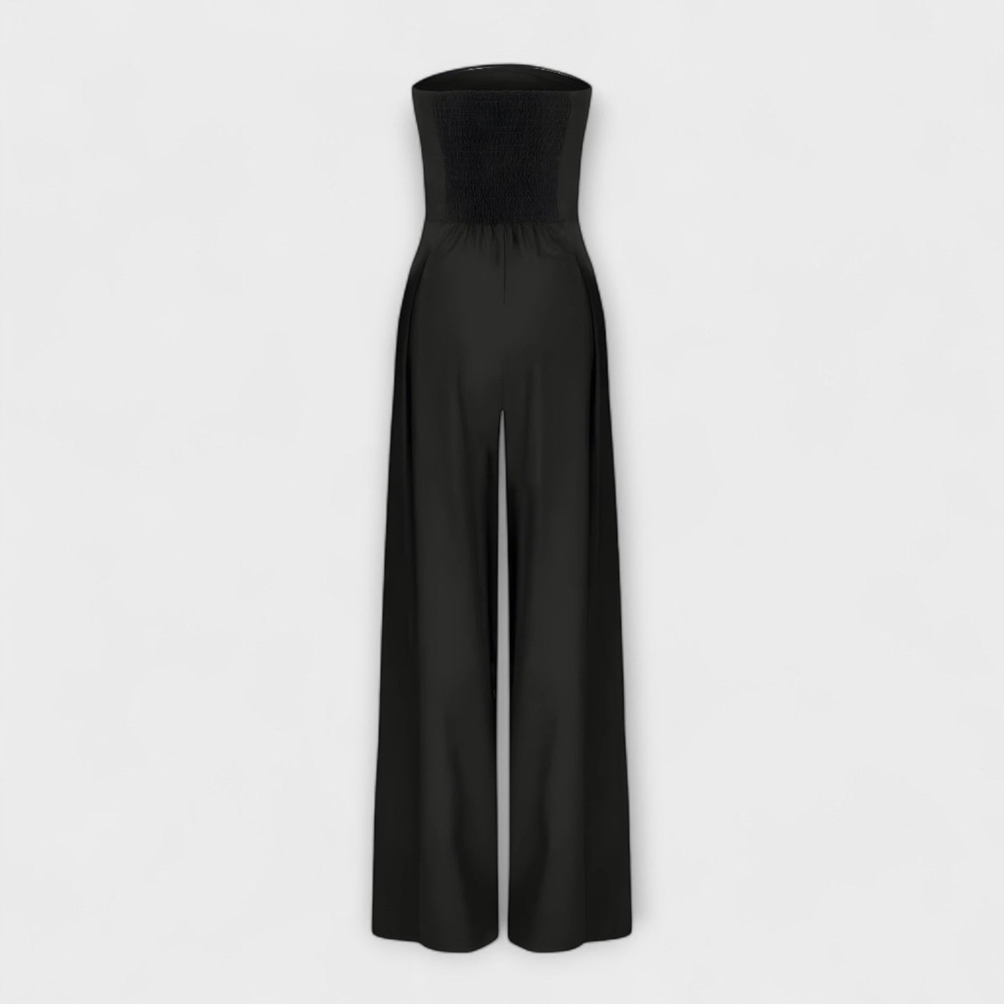 Women's Strapless Wide-Leg Jumpsuit for Elevated Evening Style