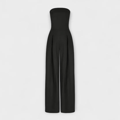 Women's Strapless Wide-Leg Jumpsuit for Elevated Evening Style