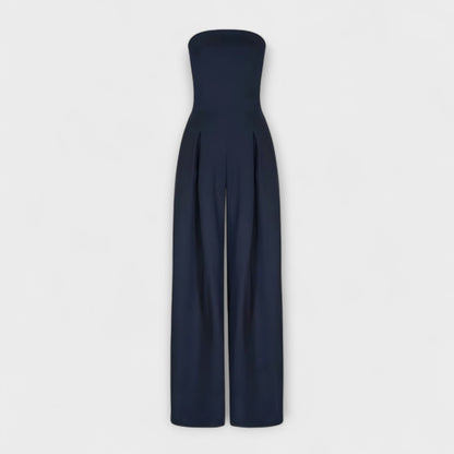 Women's Strapless Wide-Leg Jumpsuit for Elevated Evening Style