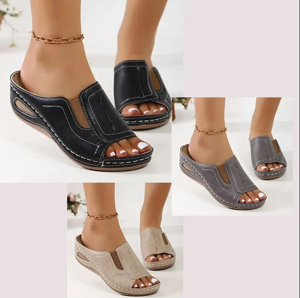 Women¡¯s Orthopedic Slip-On Sandals with Arch Support