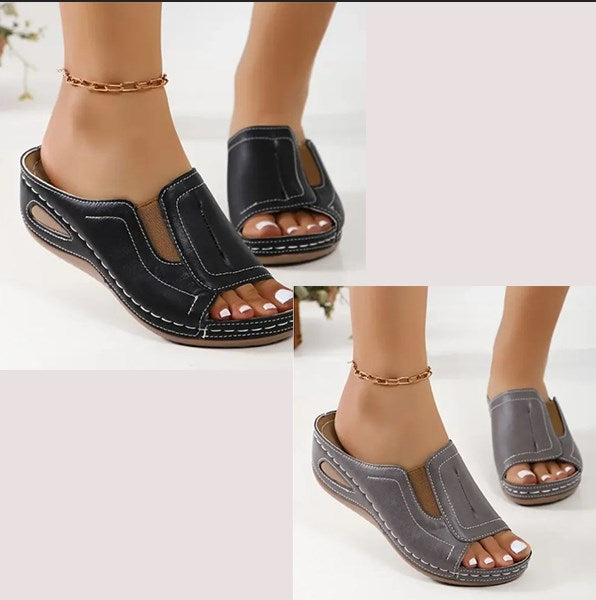 Women¡¯s Orthopedic Slip-On Sandals with Arch Support