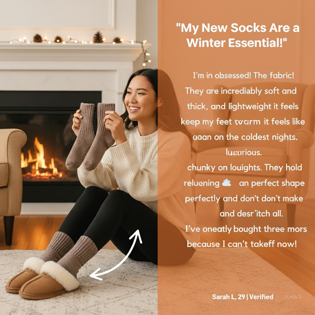 Ceylan®  Cozy Mid Calf Socks