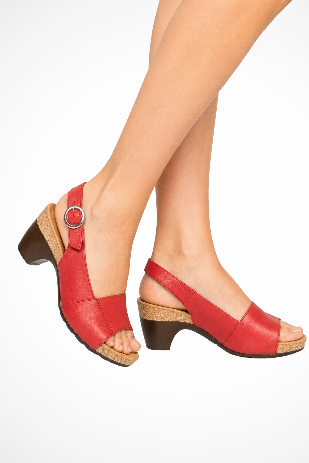 Women's Block Heel Slingback Orthopedic Sandals