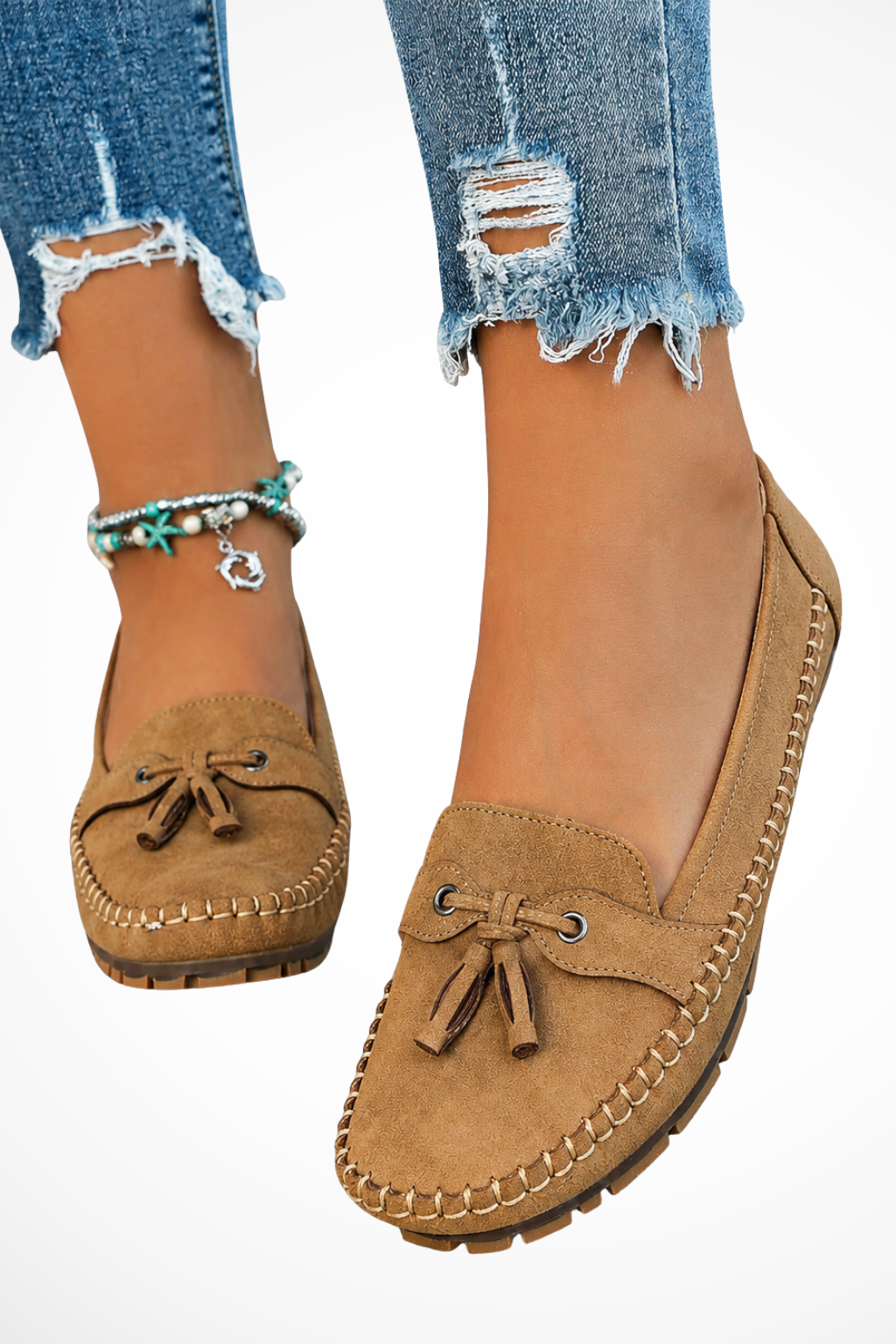 Women's Orthopedic Tassel Suede Loafers