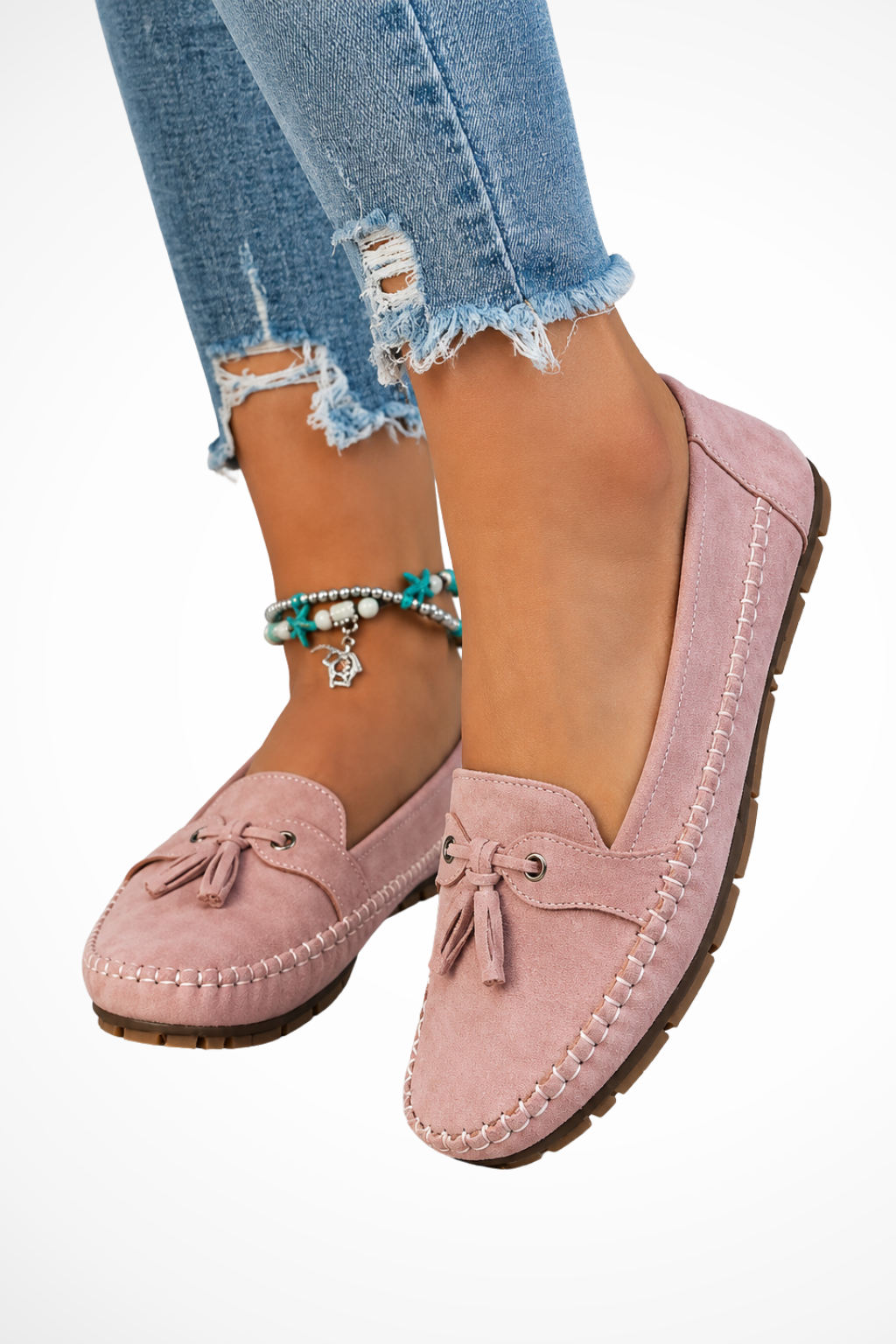 Women's Orthopedic Tassel Suede Loafers