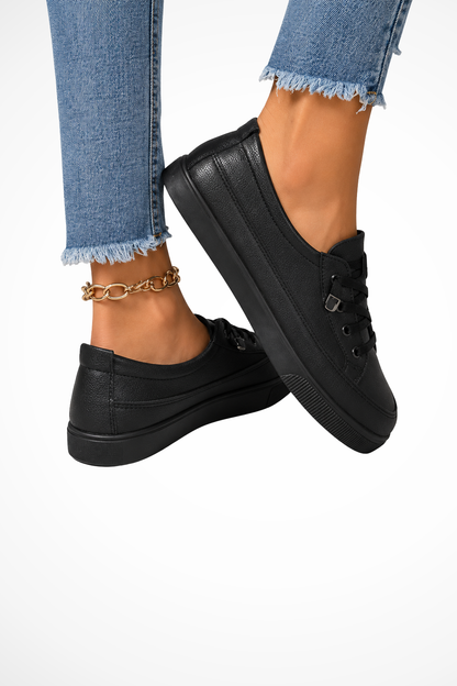 Women's Lace Up Canvas Orthopedic Sneakers