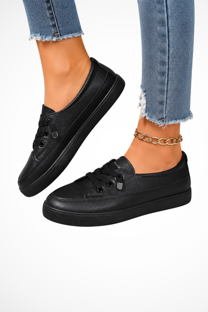 Women's Lace Up Canvas Orthopedic Sneakers