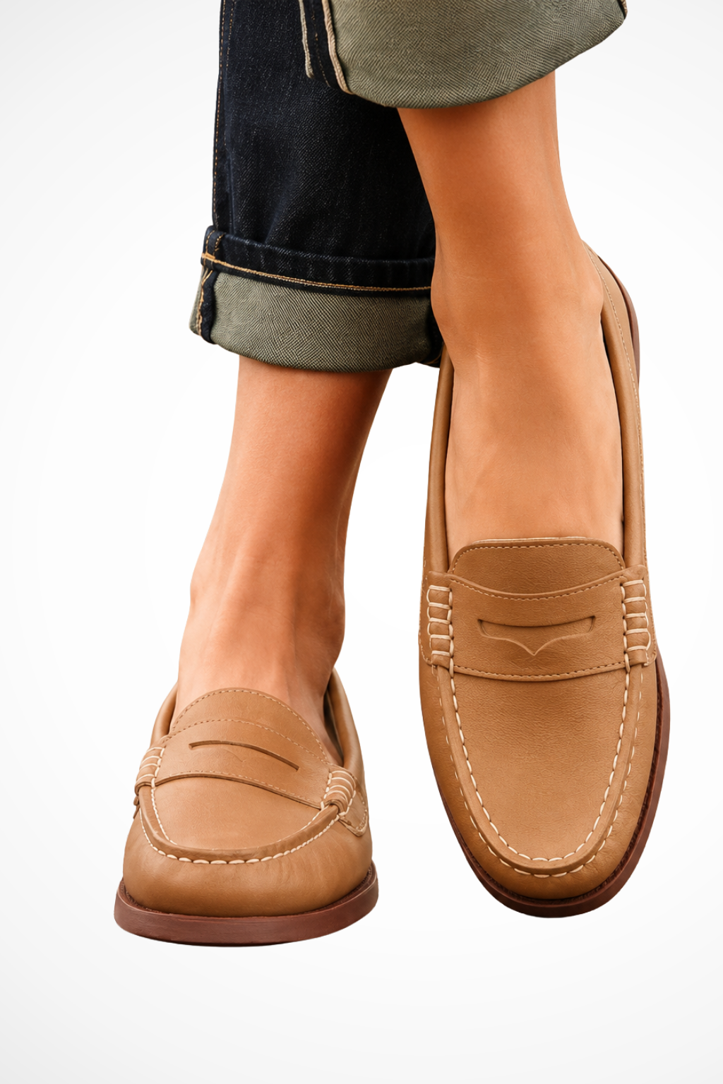 Women's Penny Leather Orthopedic Loafers