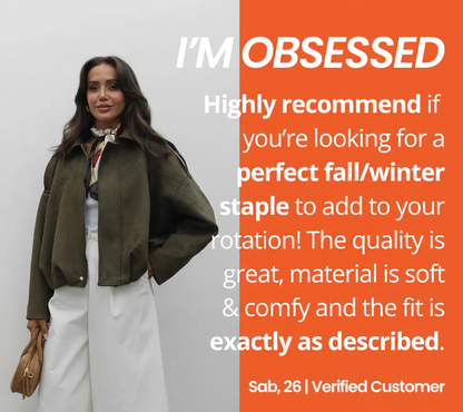 Ceylan® Cozy Suede Bomber Jacket