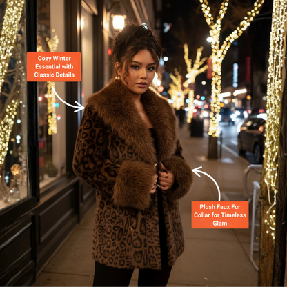 Ceylan® Leopard Fur Coat
