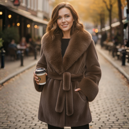 Ceylan® Leopard Fur Coat